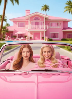Pink Convertible
