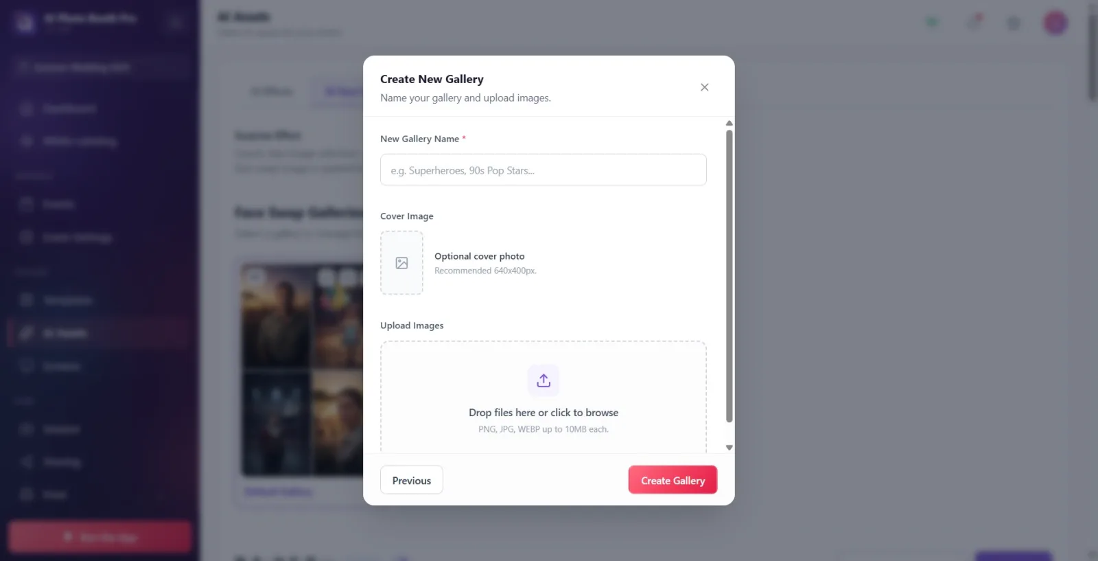 Your Collections grid: selectable gallery cards, some with Added / Purchased / Default badges and Add Selected button…