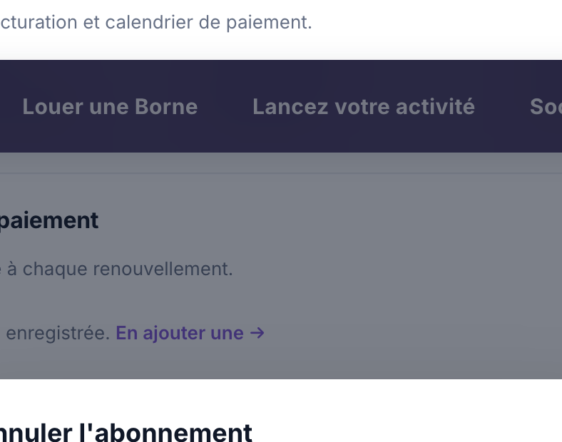 Parcours d'annulation avec motif et offre de rétention