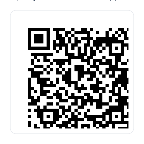 On-screen QR code for adding Activation King to an authenticator app