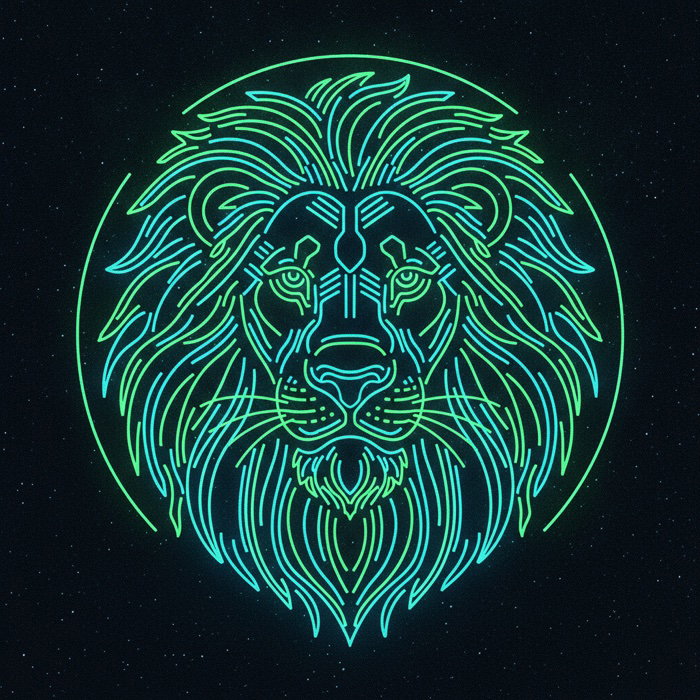 Neon estilo de desenho IA