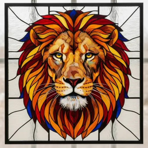 Stained Glass стиль AI-рисунка