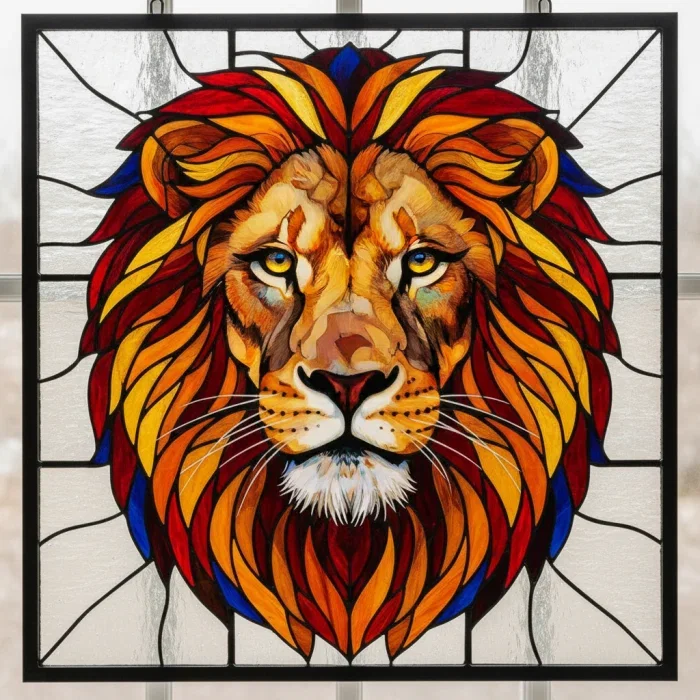 Stained Glass estilo de desenho IA