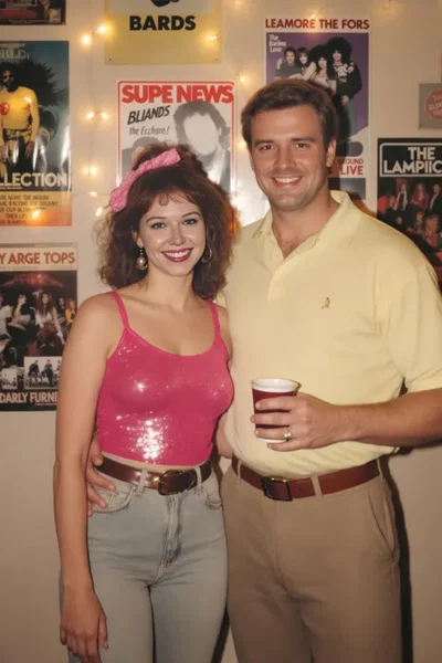 80s Party AI face swap result