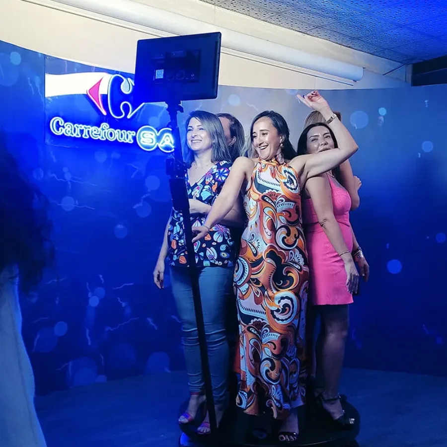 Activation King photo booth at a live event