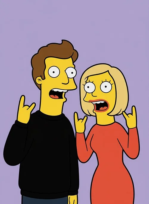 Efeito de IA Photo Booth Simpsons