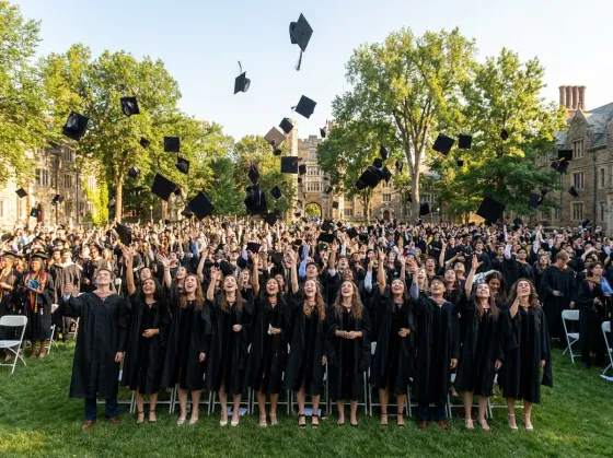 A university graduation celebration