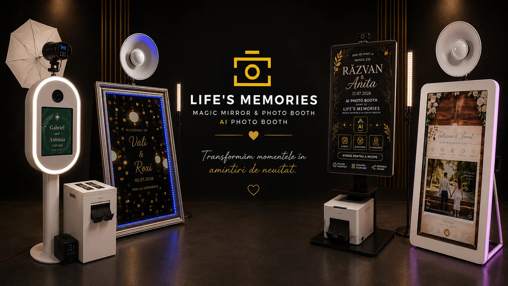 Life’s Memories Magic Mirror & AI Photo Booth