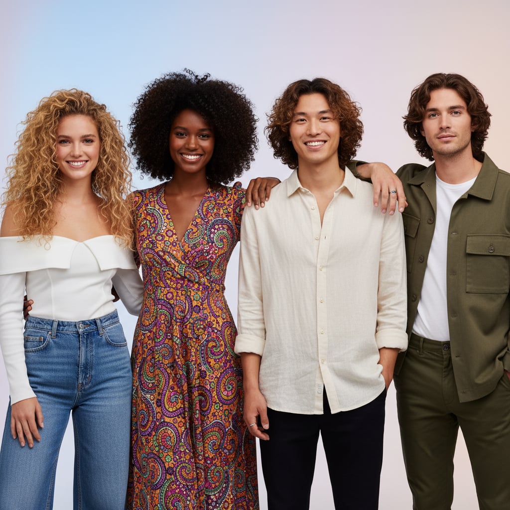 Ai Curly Style Photo Booth Face Swap Collection