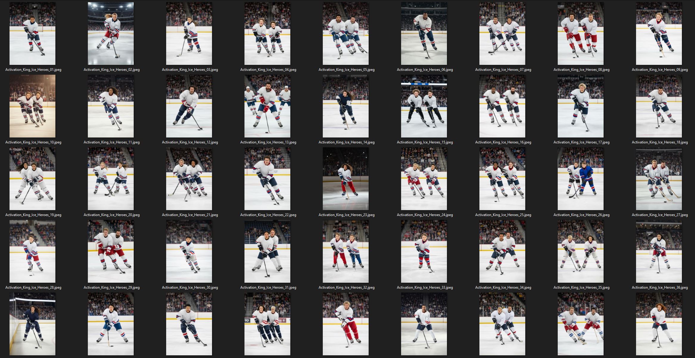 AI Ice Heroes Photo Booth Face Swap Collection example output